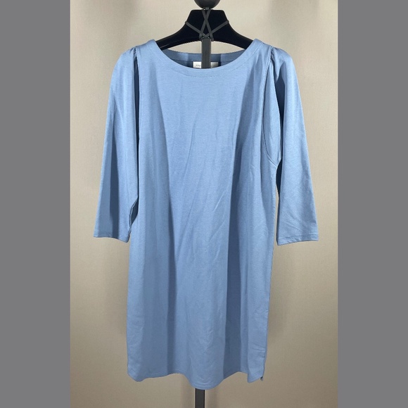J. Jill Dresses & Skirts - NEW J Jill Dress Womens XS petite blue terry cloth casual classic